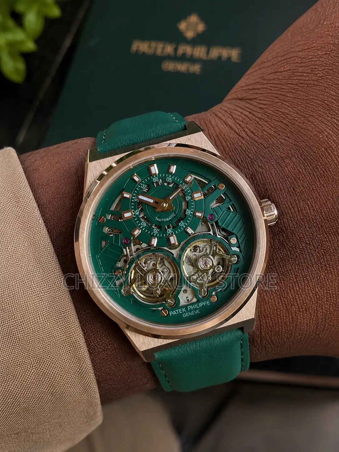 Patek Philippe Quality Luxury Men Automatic Engine Wristwatch