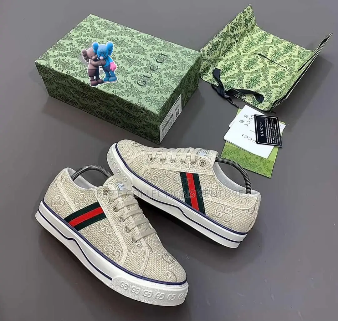 Gucci Gg Tennis 1977 Low Top Sneaker Lilac Monogram/White Touch