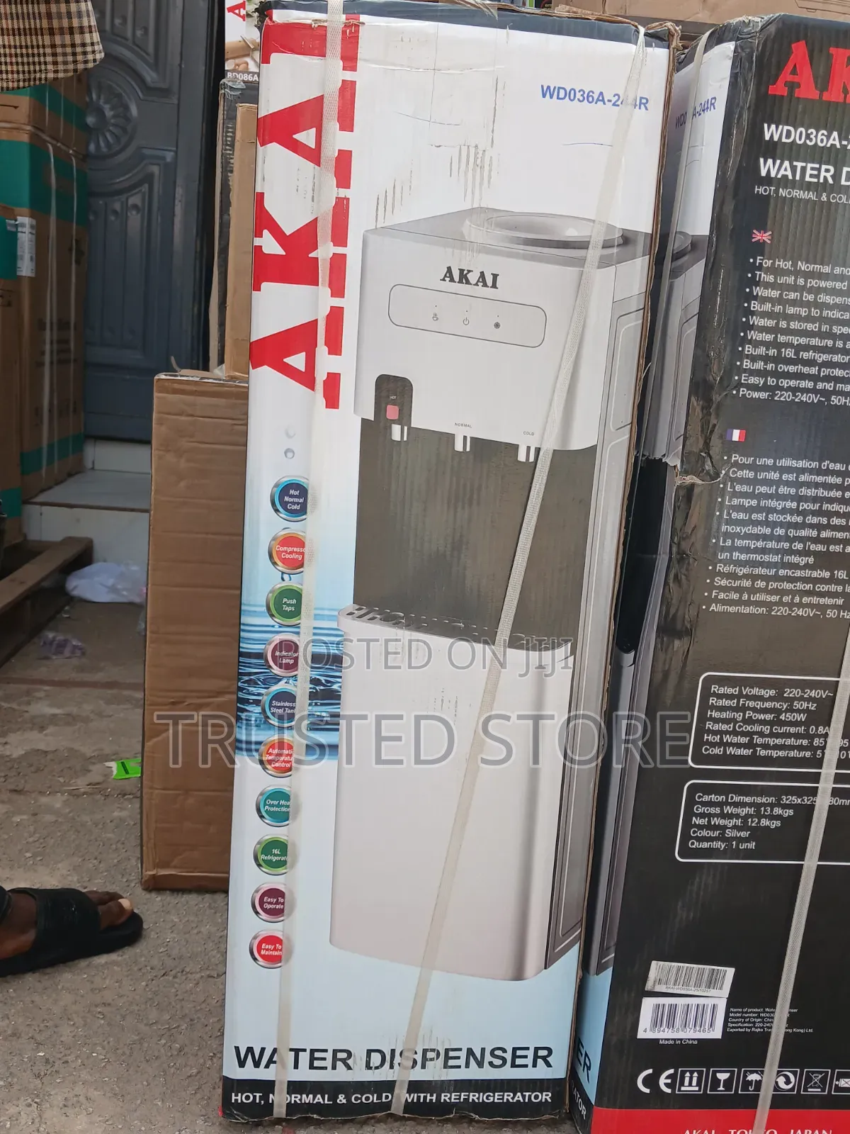 Akai 3 Tap Water Dispenser With Refrigerator