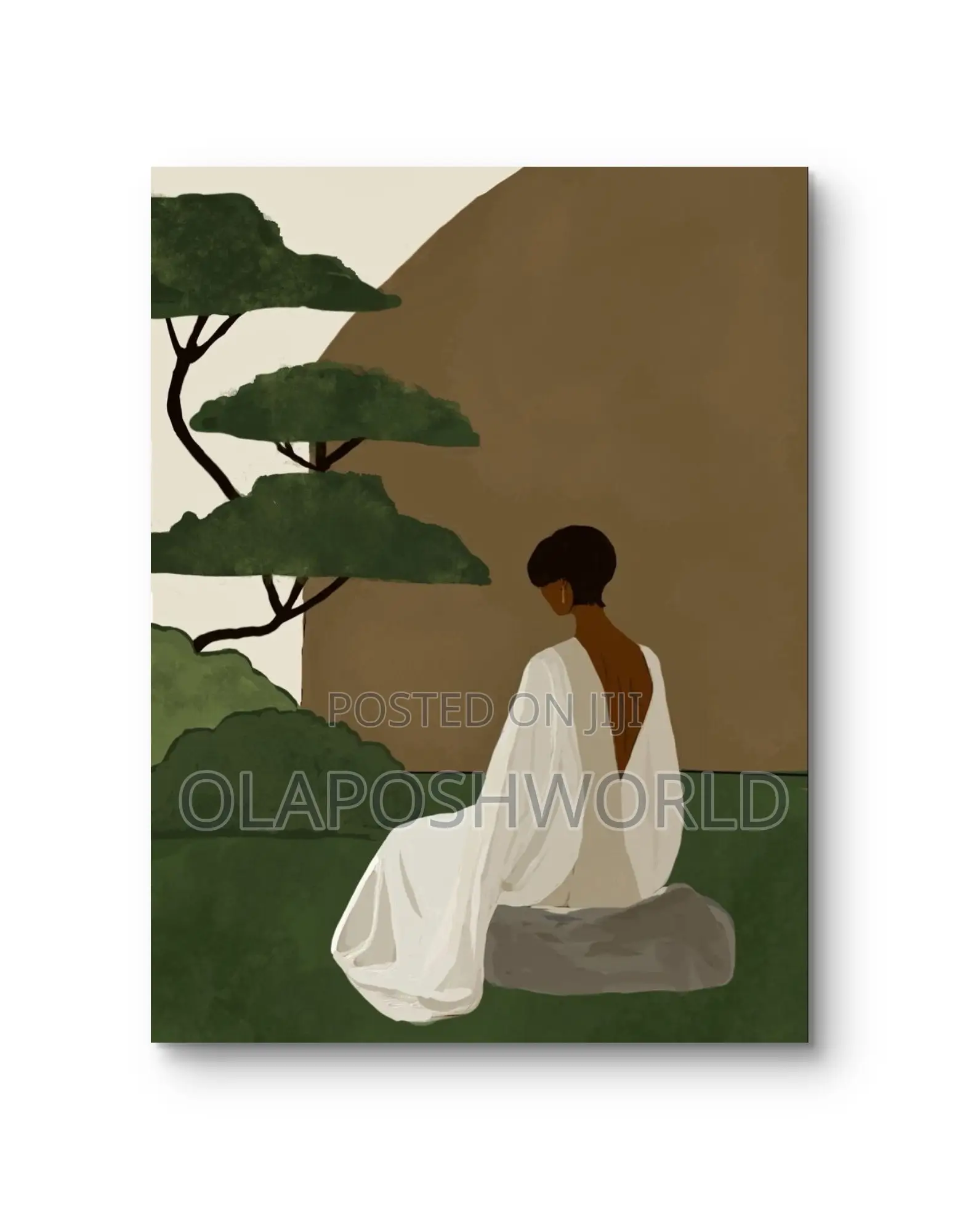 Garden Lady 1pcs Canvas Wall Art