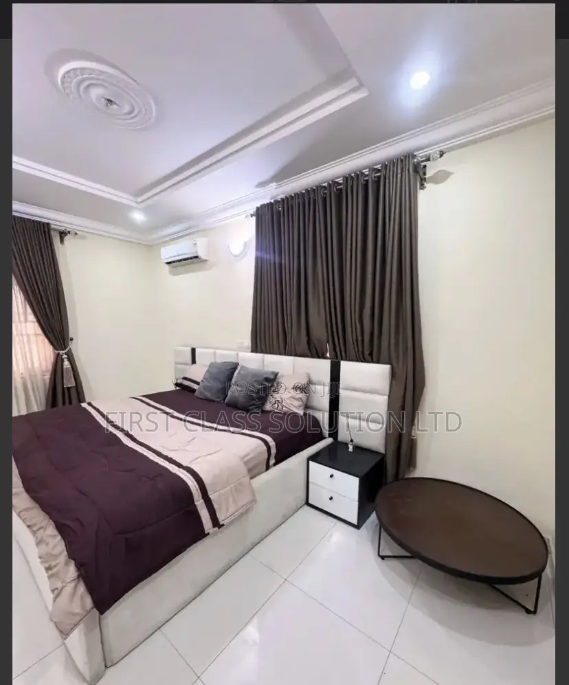 2 Bedroom Apartment With 24/7 A.C in Wuse 2 Around Furniture House