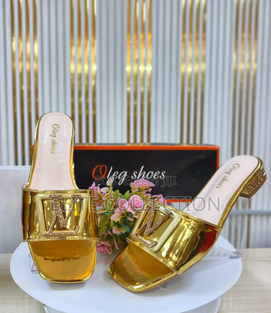 Classy Low Heel Slippers Size 37 to 43