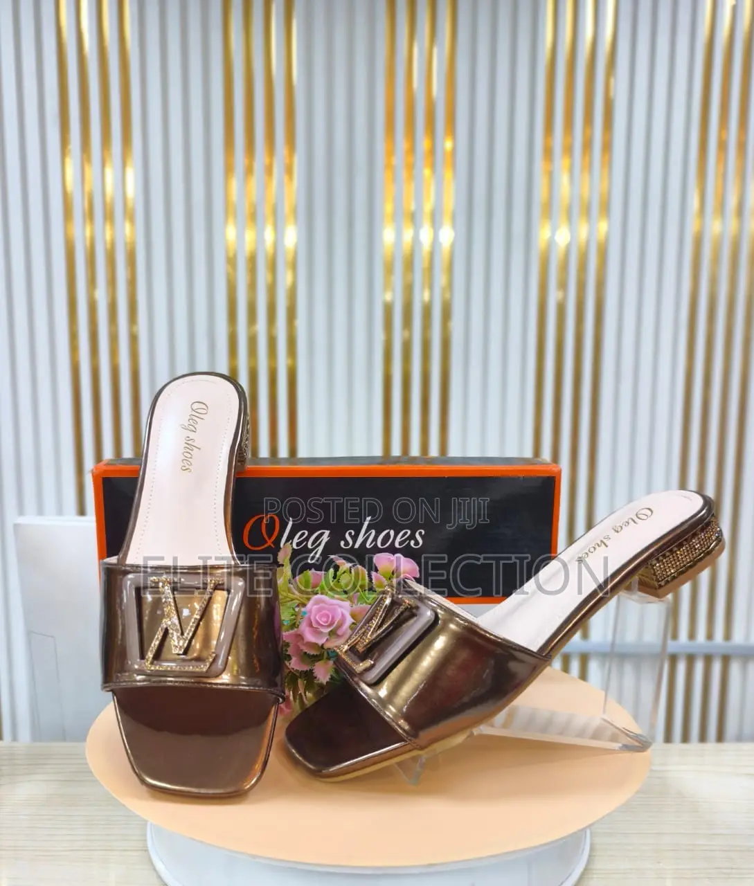 Classy Low Heel Slippers Size 37 to 43