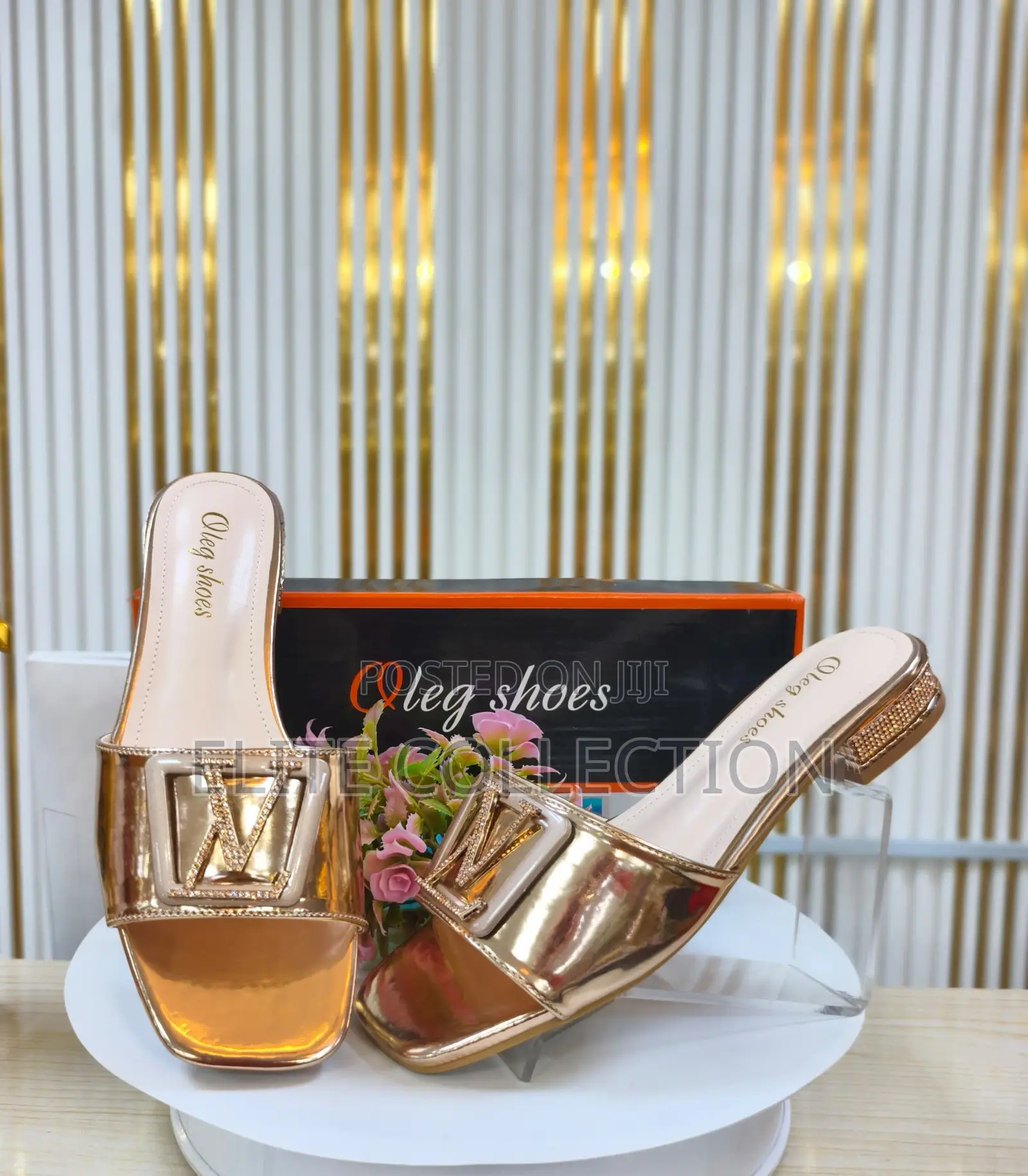 Classy Low Heel Slippers Size 37 to 43