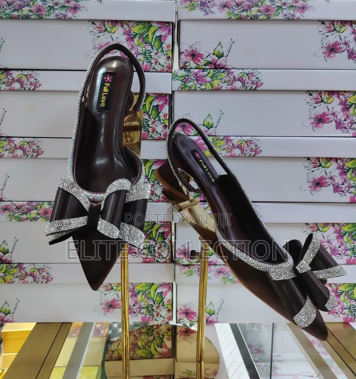 Beautiful Lynphia Sandals and Swaroski Purses Combo Size 37-43