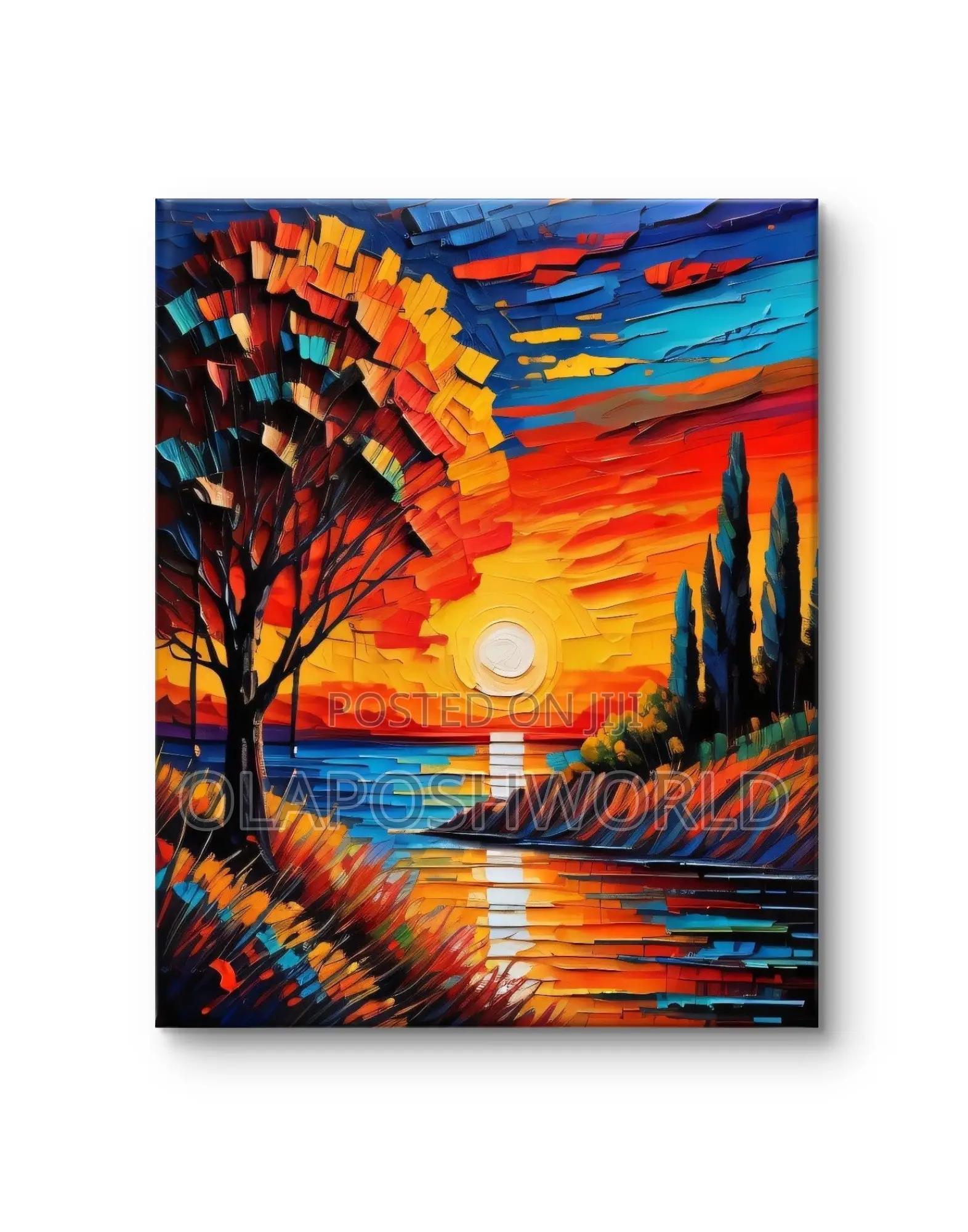 Sunset Canvas Wall Art