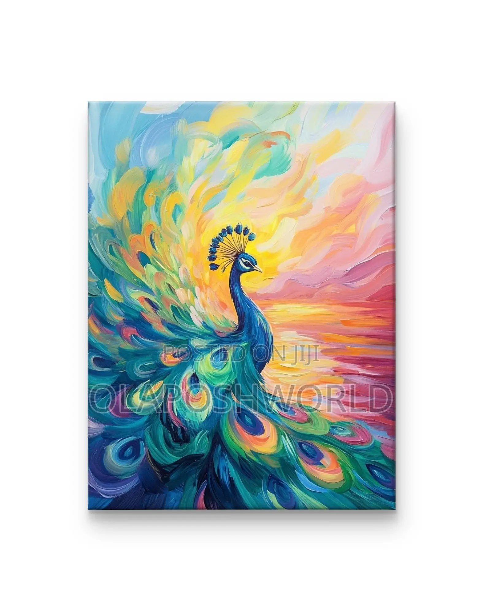Peacock Canvas 1pcs Wallart