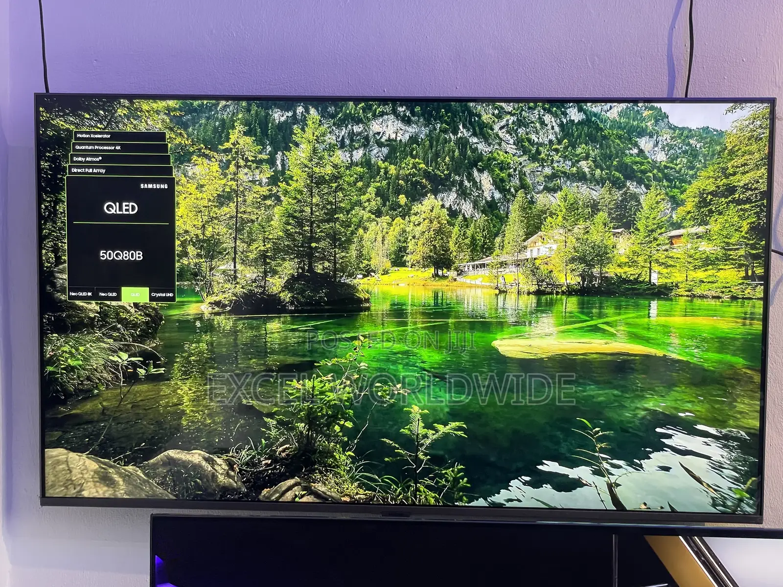New Unboxed 2022 50” Samsung Qled Smart Tv With Voice Command .