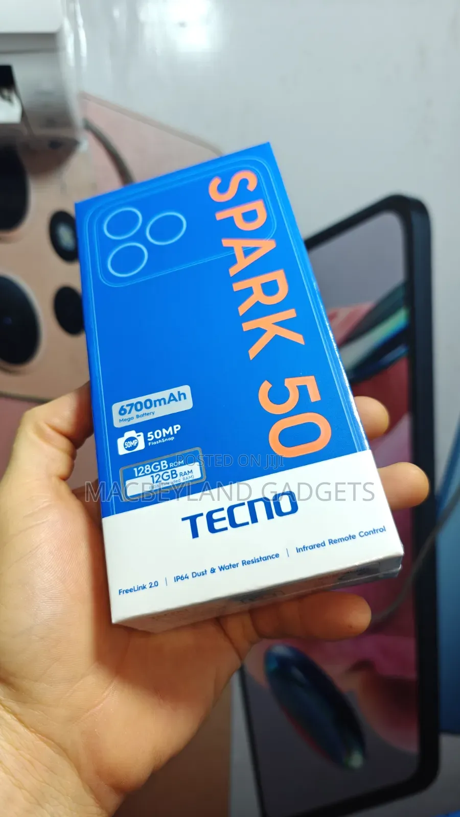 New Tecno Spark 50 128 GB Black