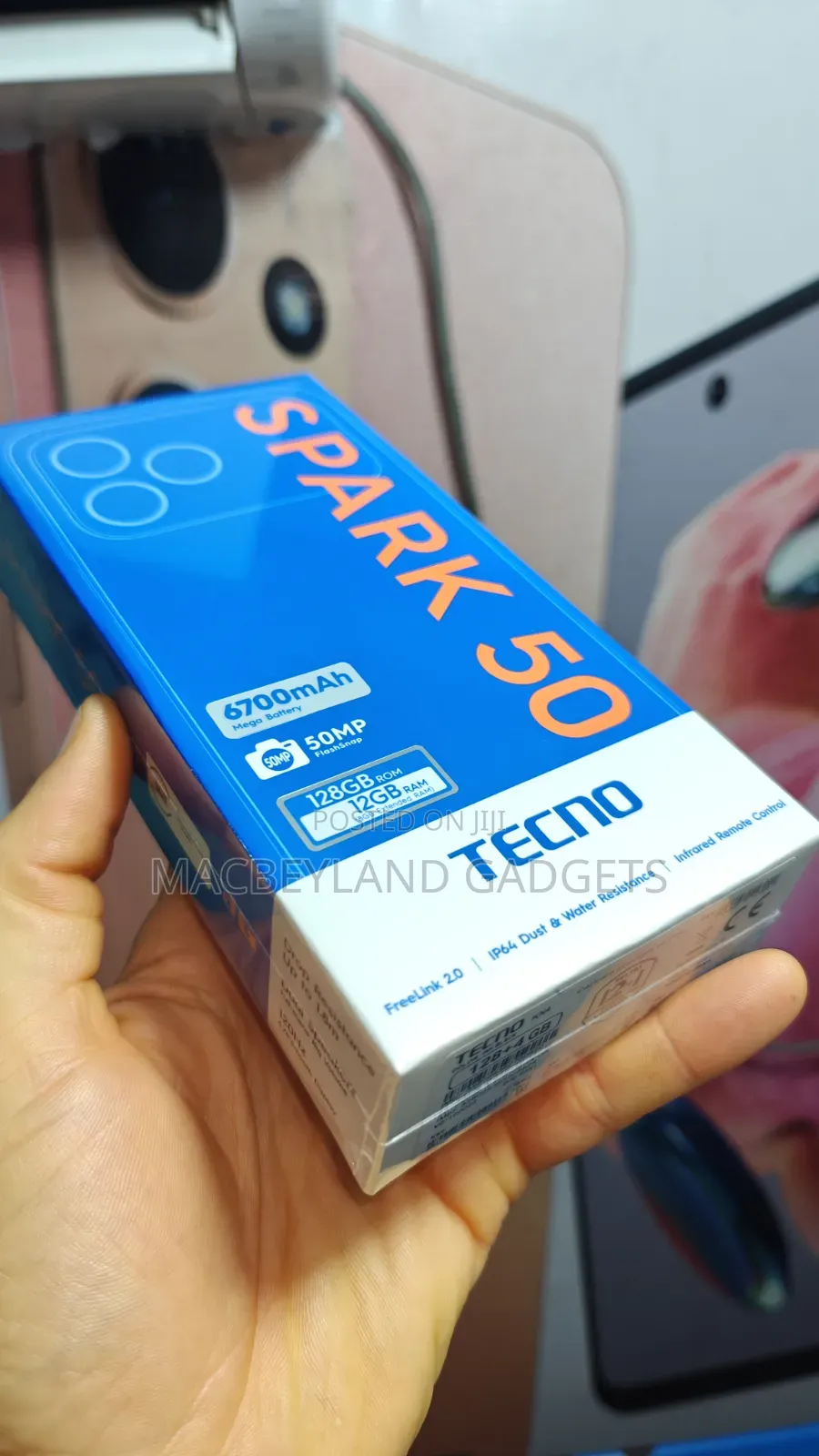 New Tecno Spark 50 128 GB Black