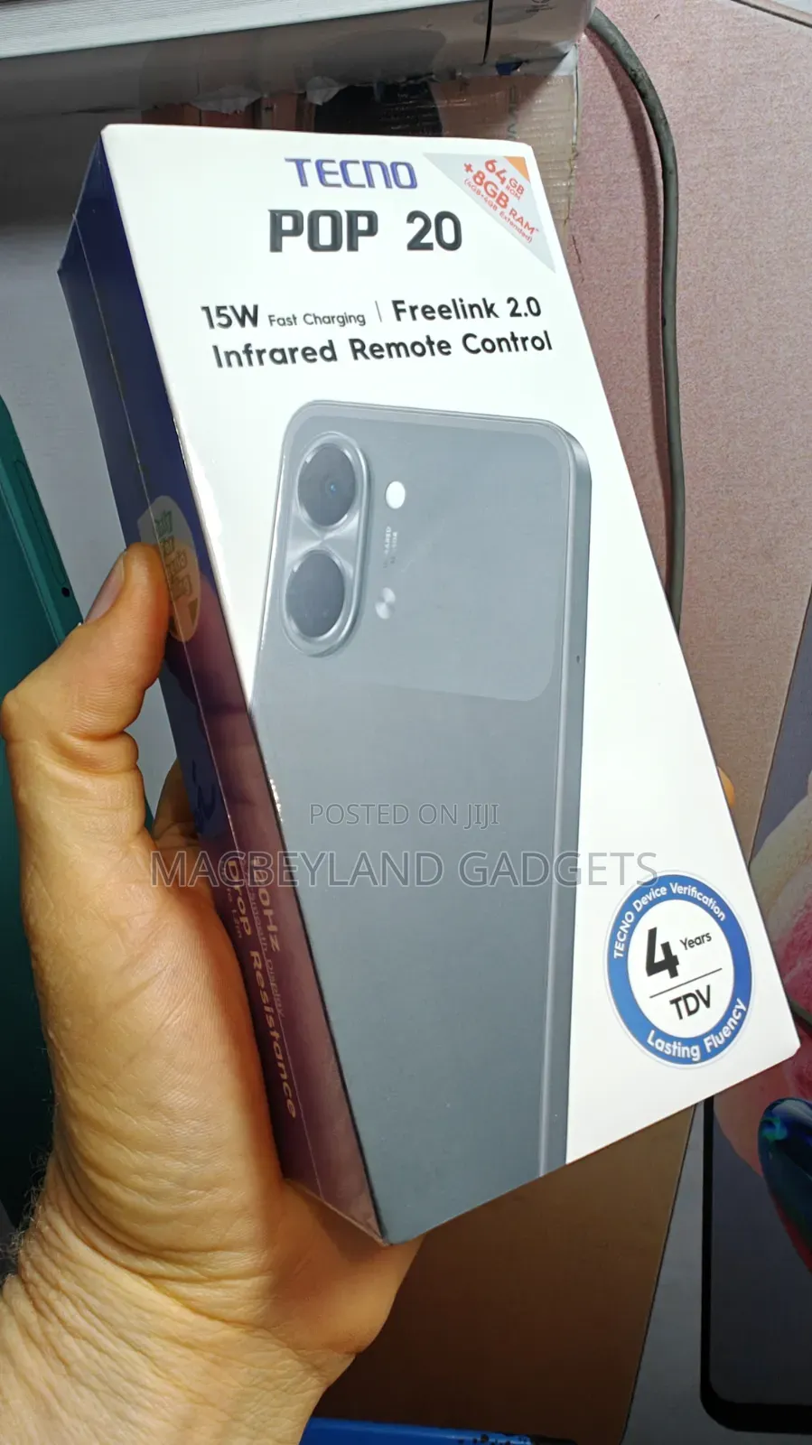 New Tecno Pop 20 64 GB Black