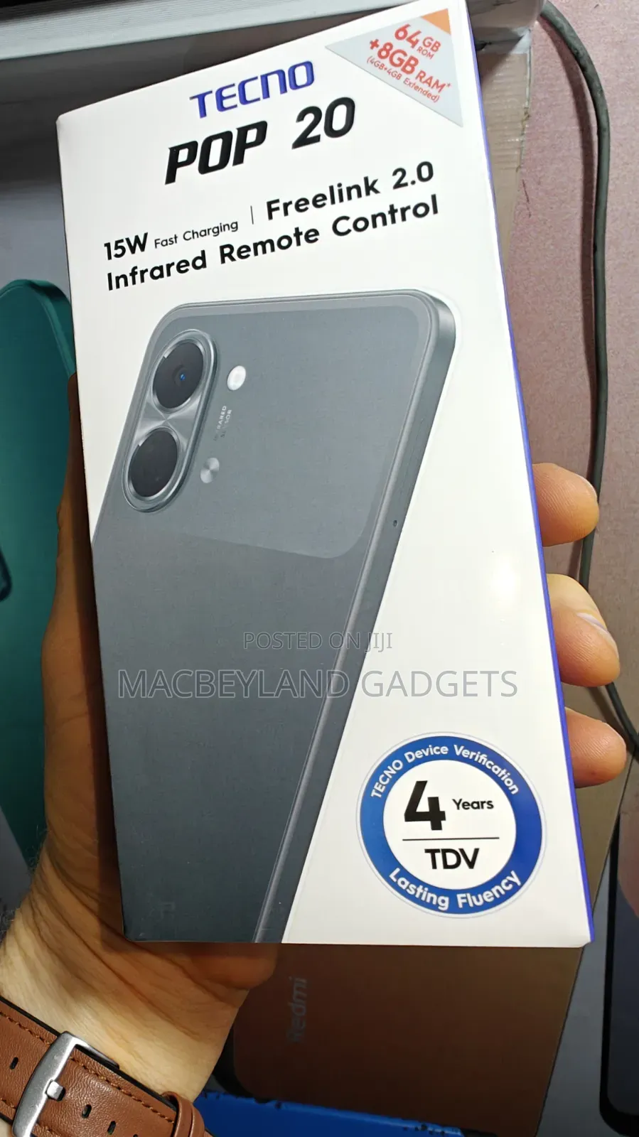 New Tecno Pop 20 64 GB Black