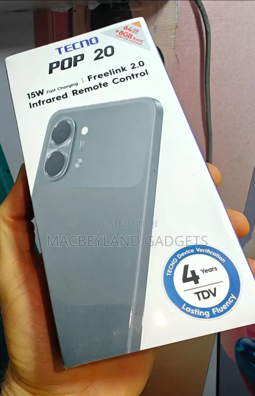 New Tecno Pop 20 64 GB Black