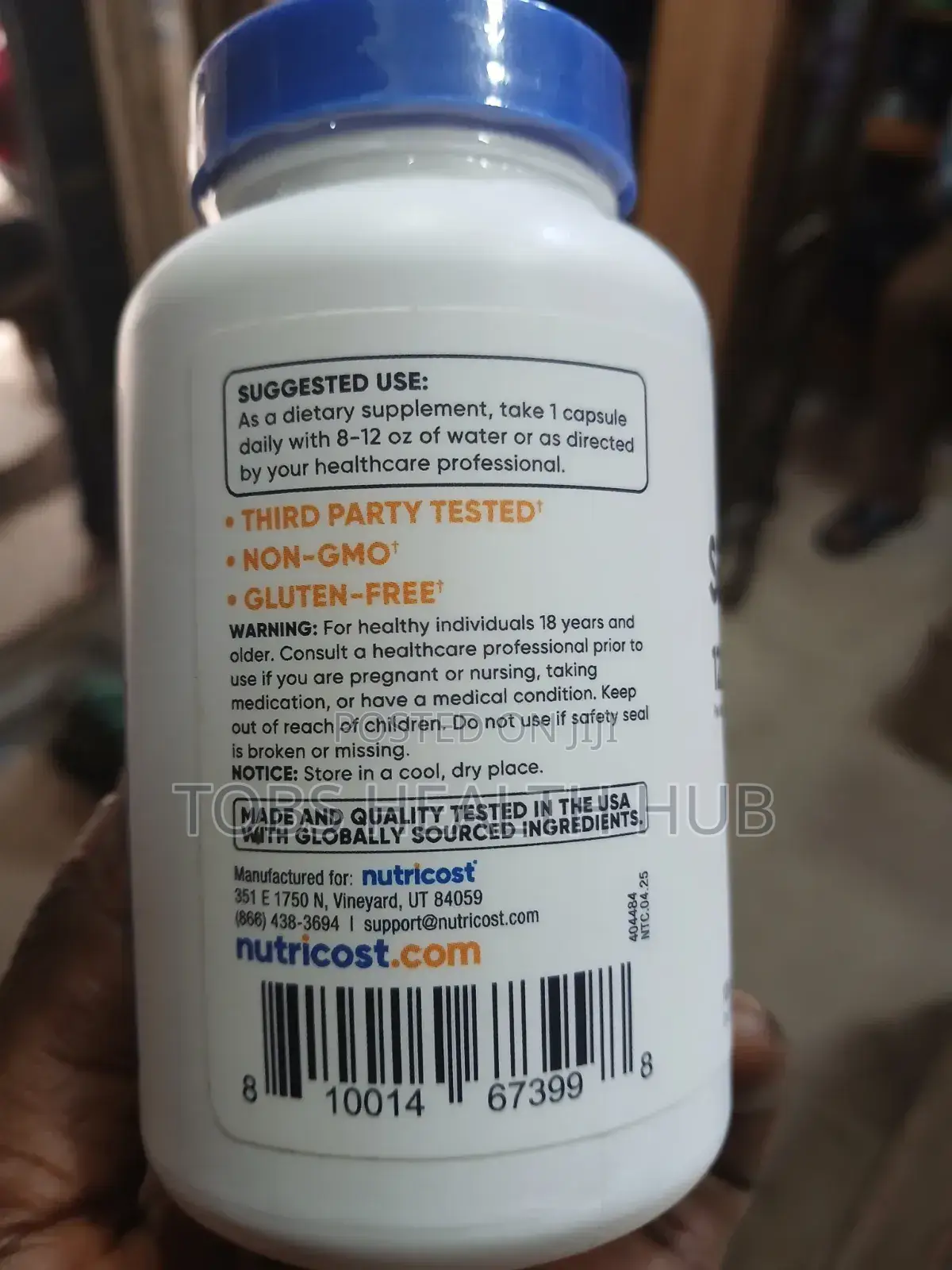 Nutricost Serrapeptase 120,000 Spu,120 Capsules,Immune Sinus Support