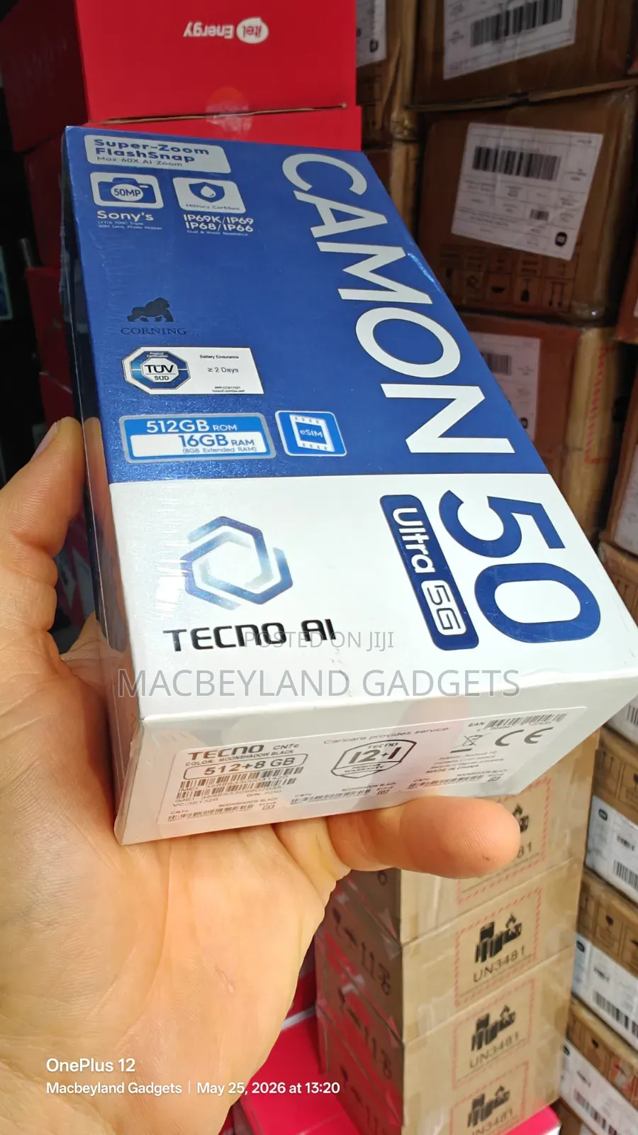 New Tecno Camon 50 Ultra 512 GB Black