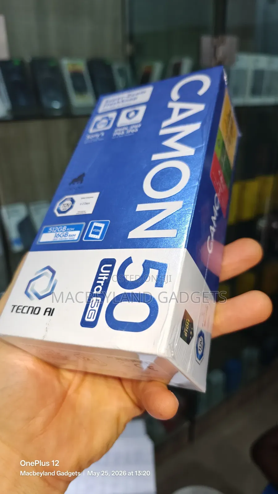 New Tecno Camon 50 Ultra 512 GB Black