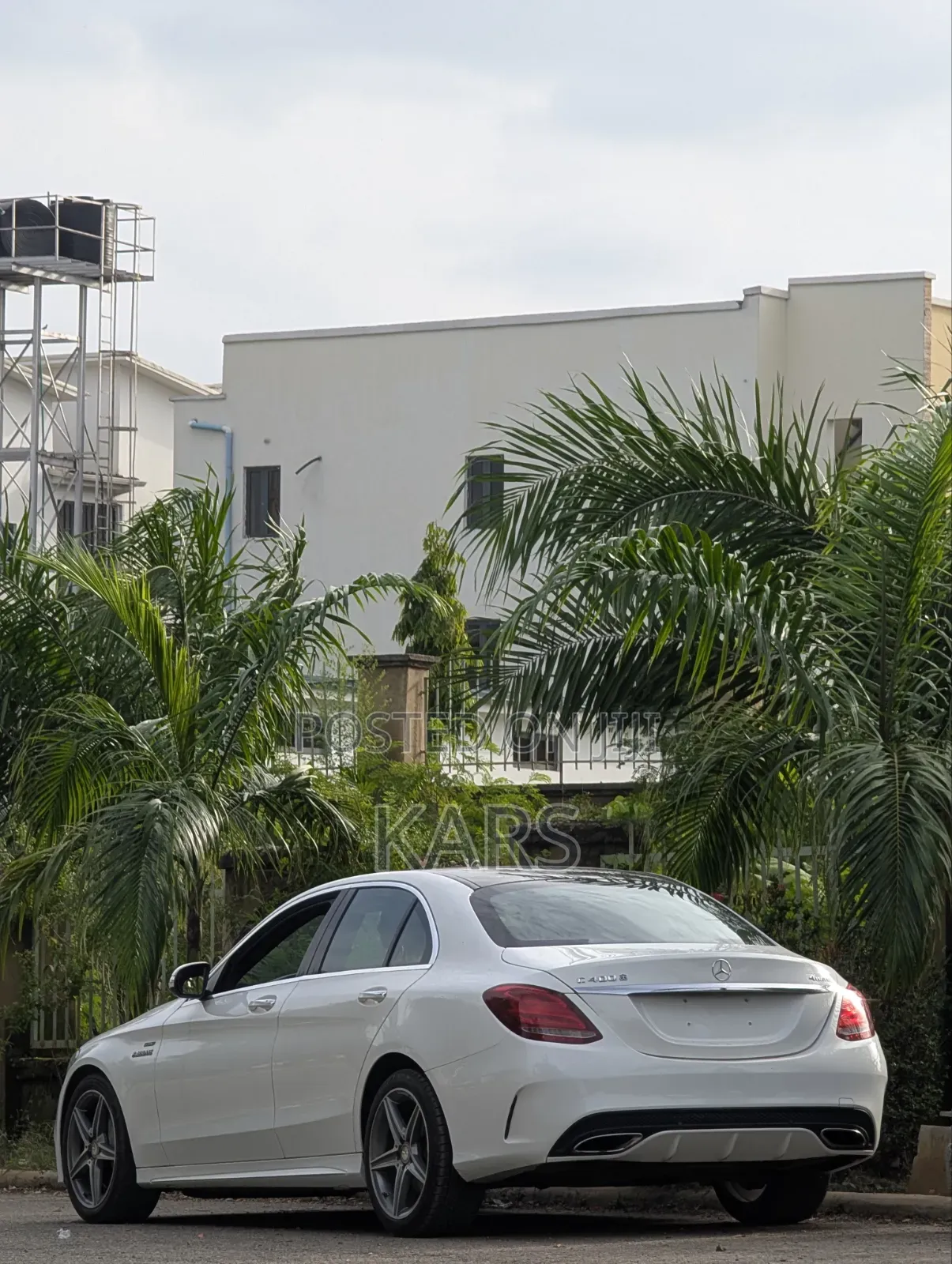 Mercedes-Benz C400 4Matic AWD Sedan (3.0L V6 7A) 2015 White
