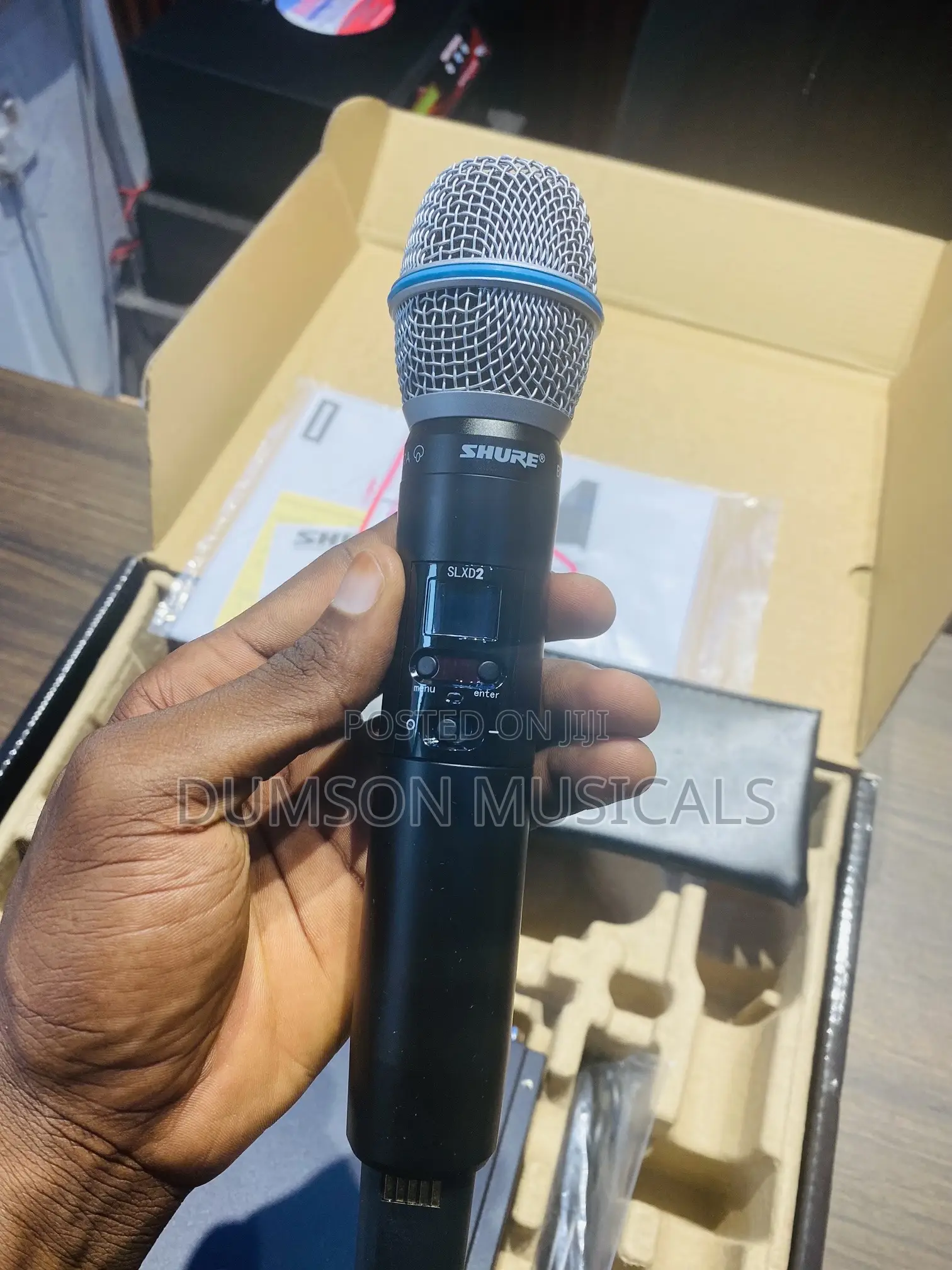 Shure Slxd4/Beta87a Digital Wireless Microphone System With Rack Mount