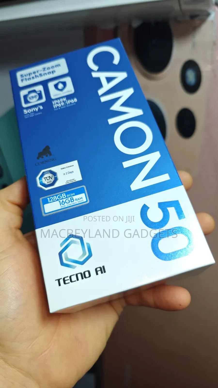 New Tecno Camon 50 256 GB