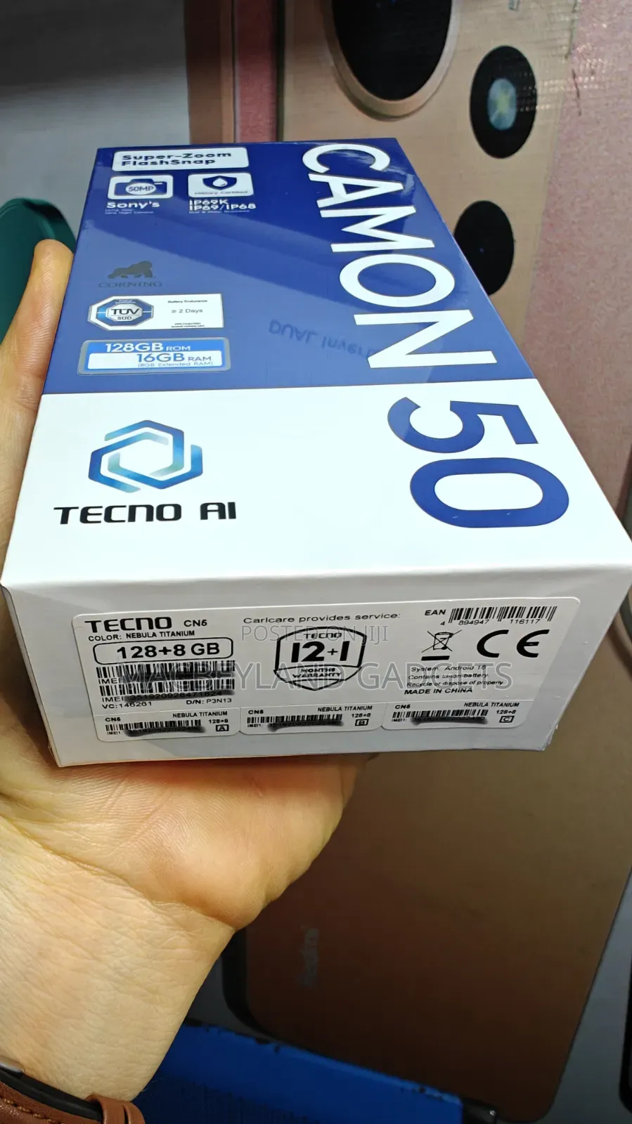New Tecno Camon 50 256 GB