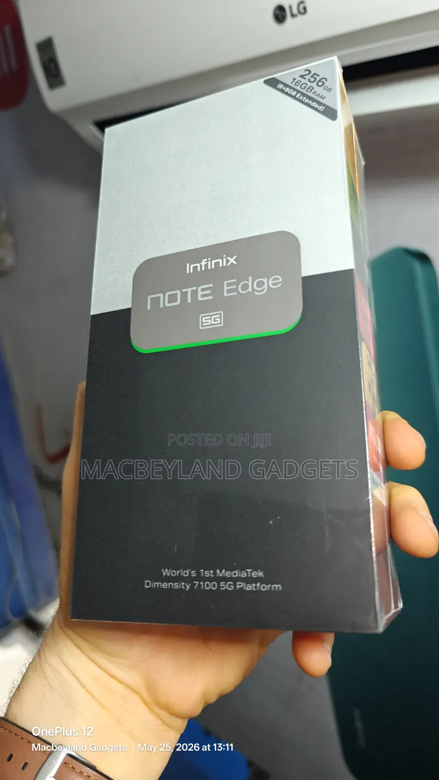 New Infinix Note Edge 256 GB Blue