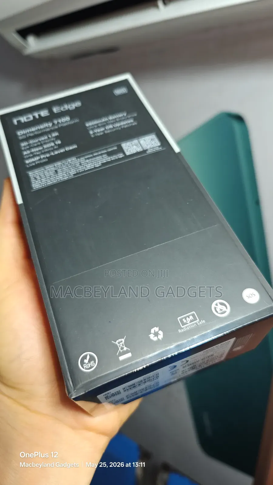 New Infinix Note Edge 256 GB Blue