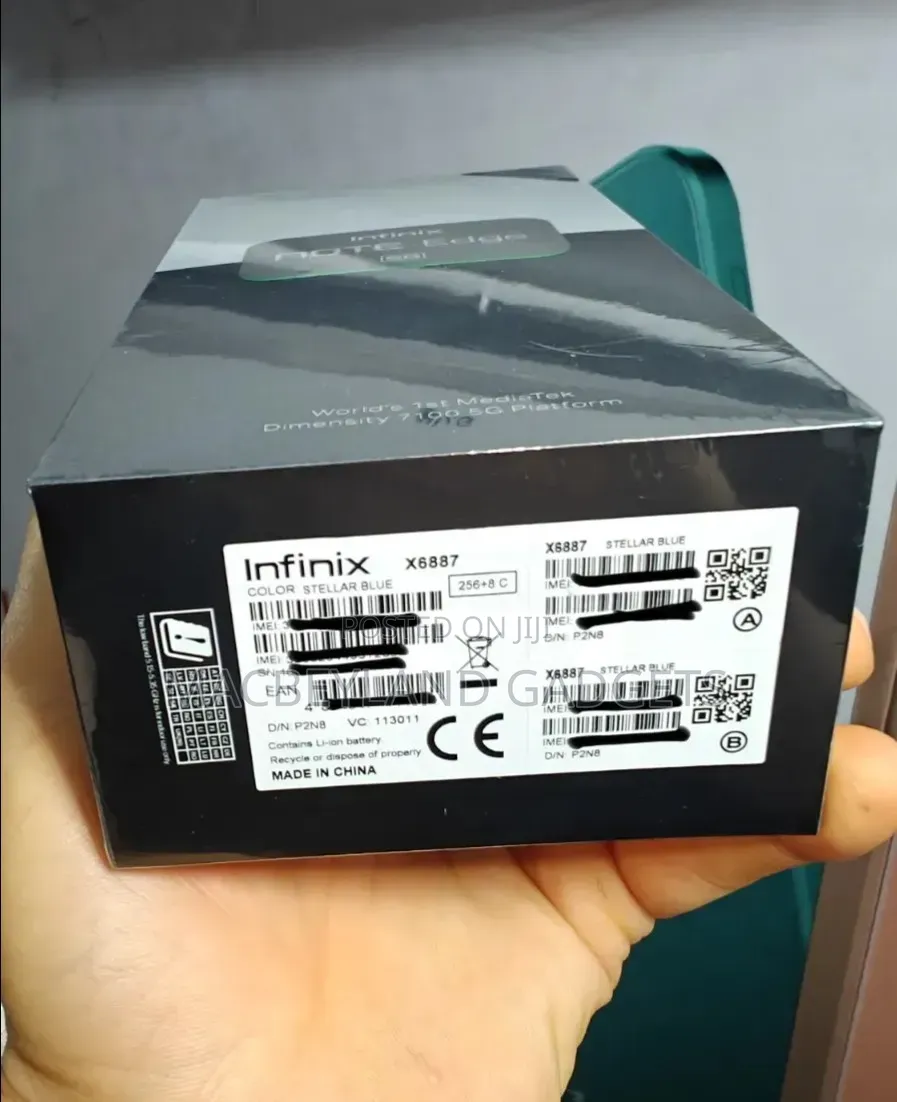New Infinix Note Edge 256 GB Blue