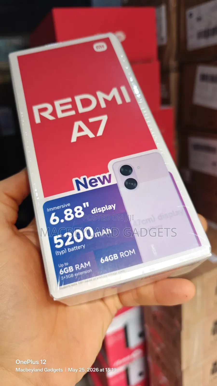 New Xiaomi Redmi A7 64 GB Black