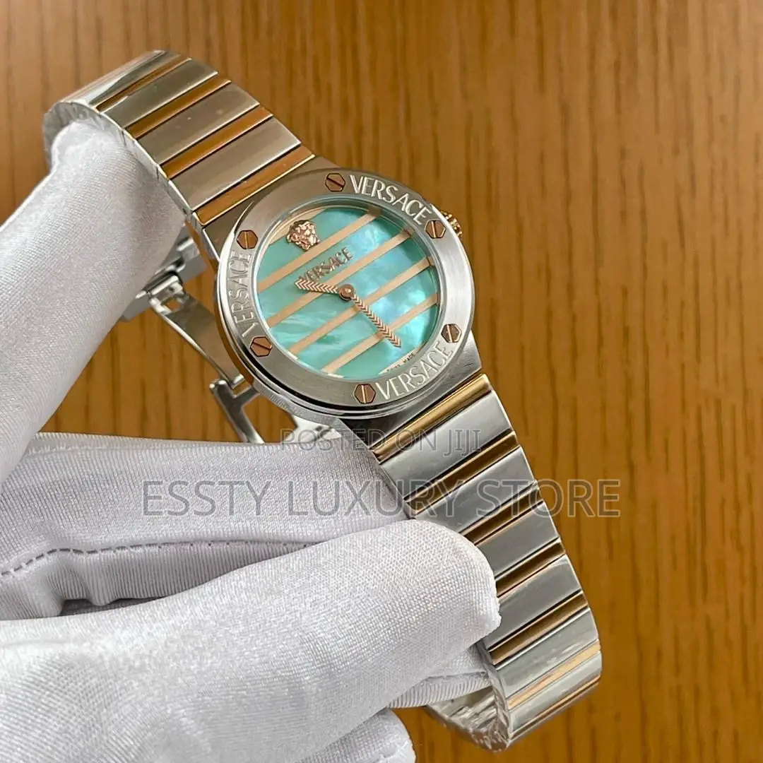 High Quality Luxury Female Versace Chain Watch