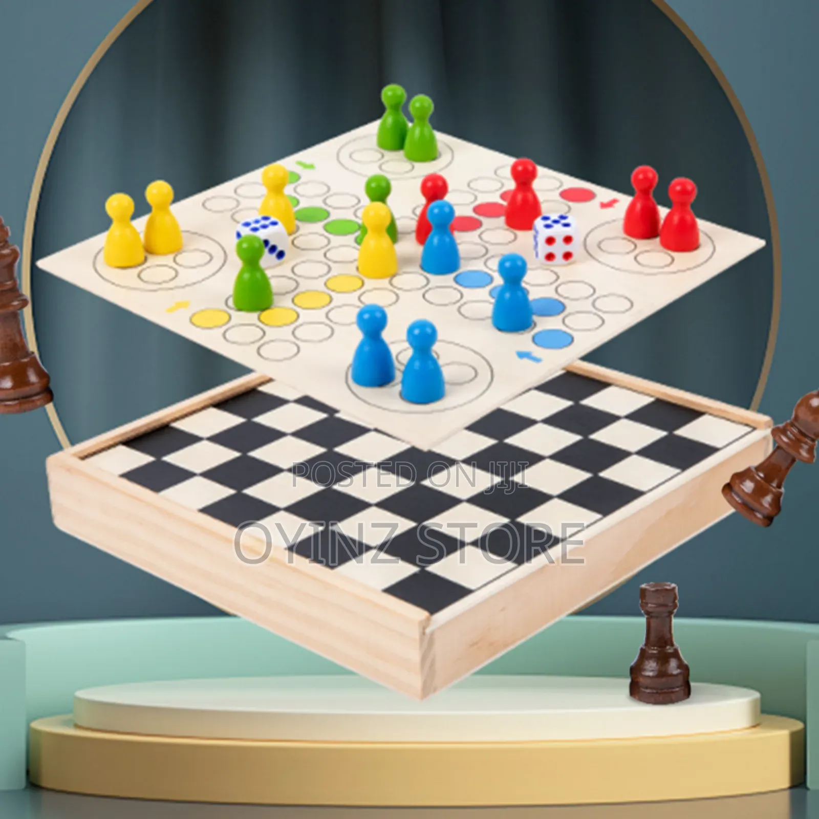 2 in 1 Parent-Child Game Flying Chess