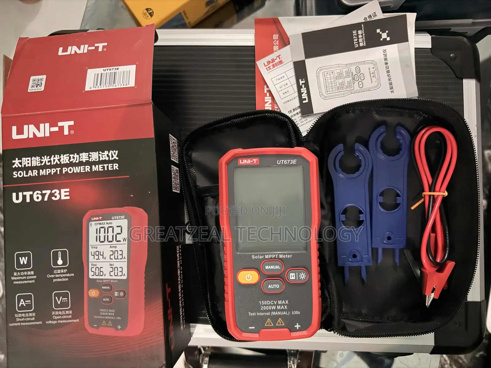 Uni-T Ut673e MPPT Solar Meter