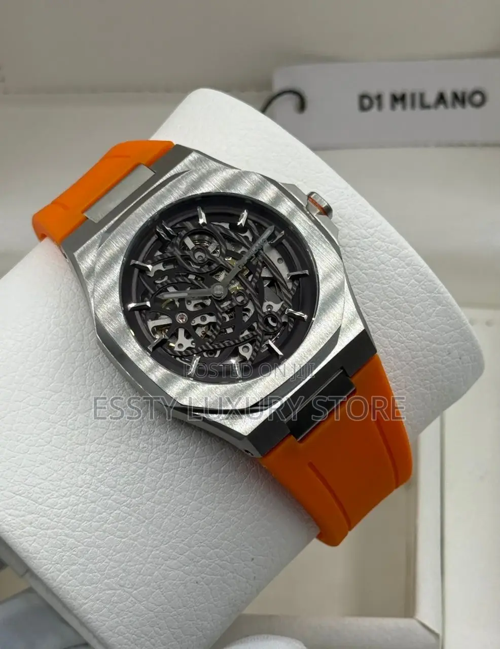 Automatic Quality Luxury D1 Milano Rubber Wristwatch