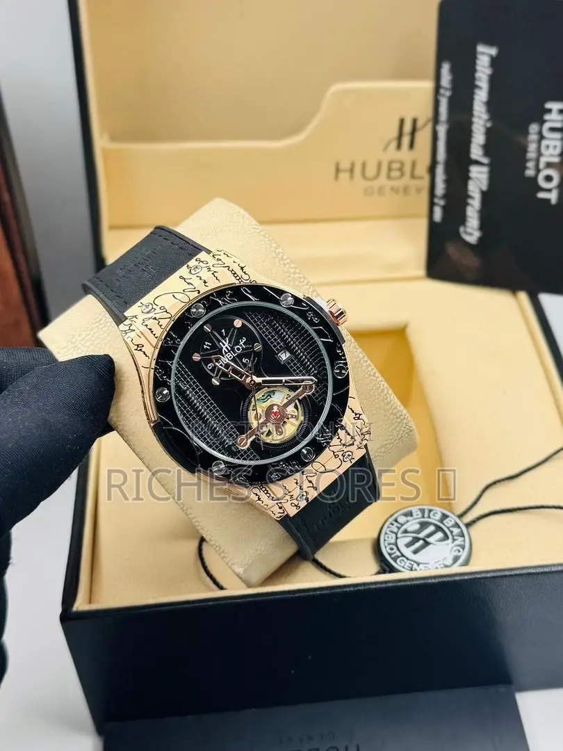 Hublot Signature Anchor Leather Watch