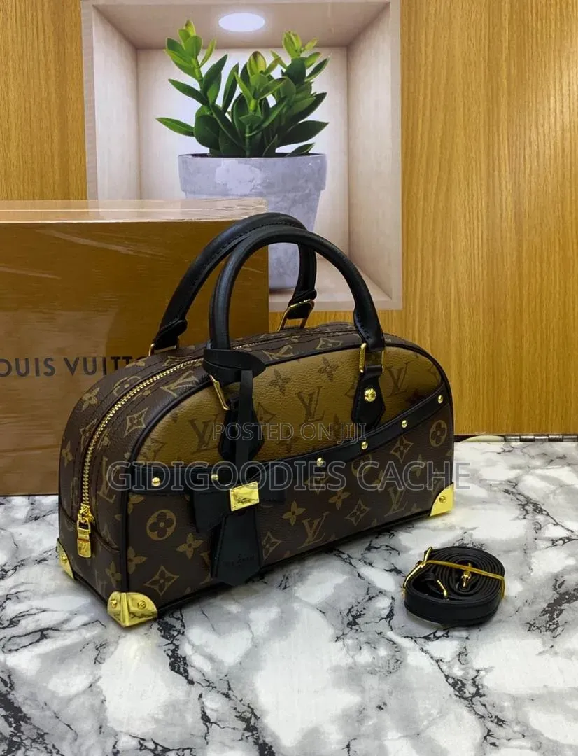 Monogram Bowler-Style Top Handle Lv Bags