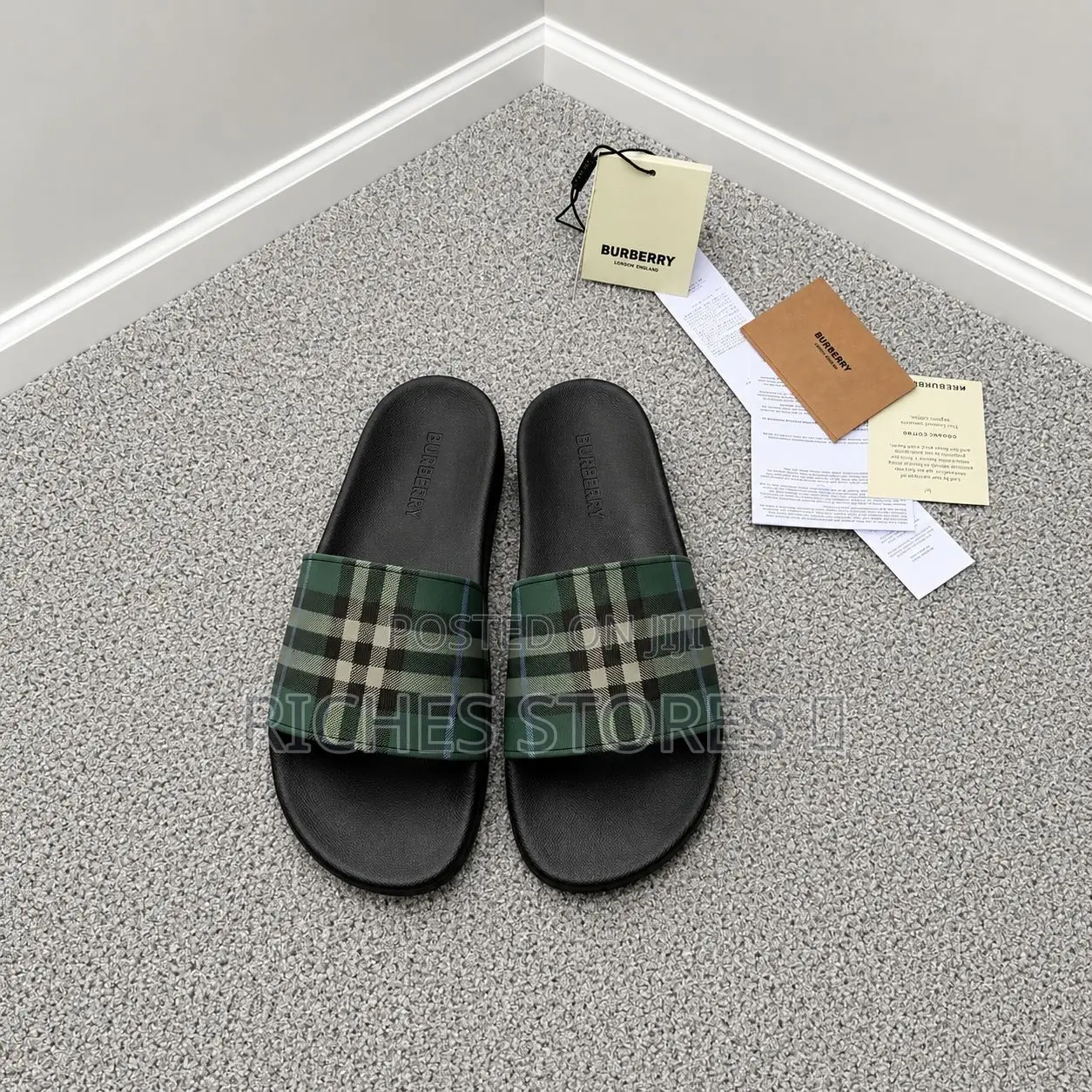 Burberry Check Slides | Lorash Luxury