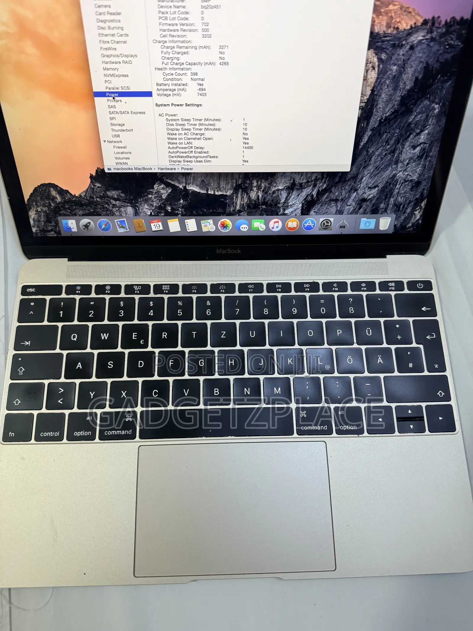 Laptop Apple MacBook 2016 8GB Intel Core M SSD 512GB