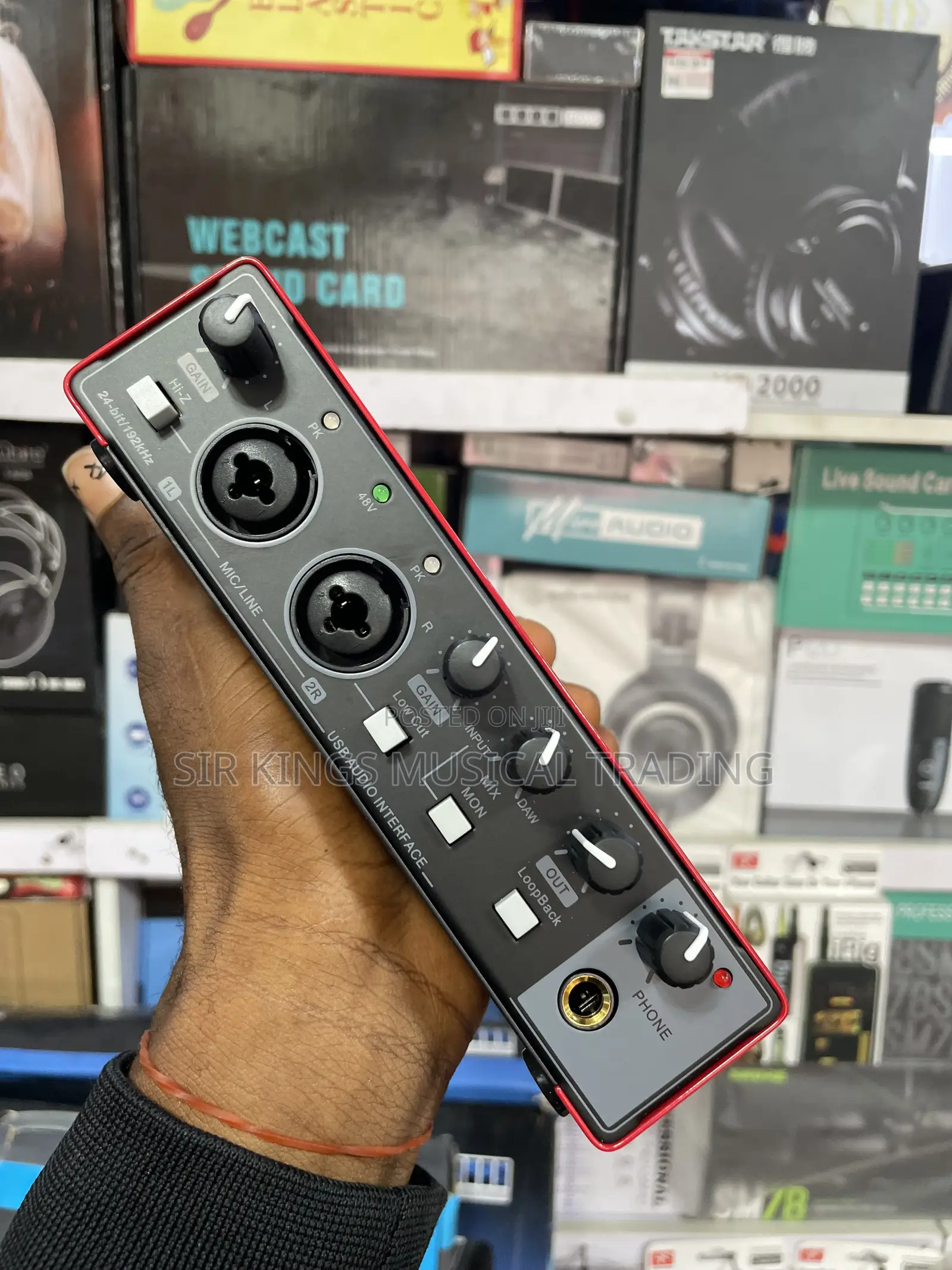 High Quality Preshors 2i2 Studio Sound Card
