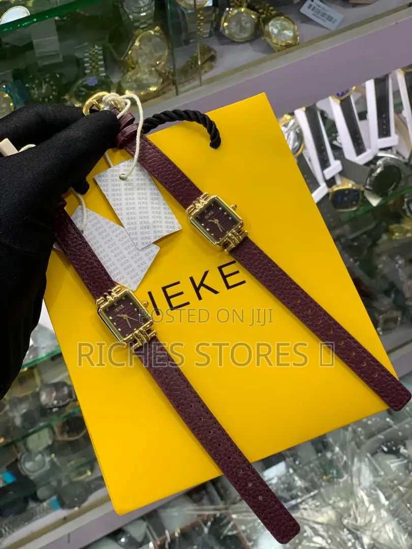 Ieke Ancora Red Series Women's Leather Strap Watch