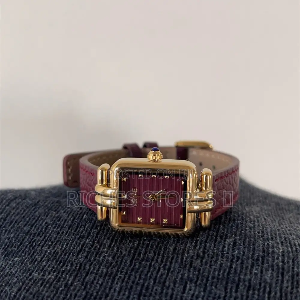 Ieke Ancora Red Series Women's Leather Strap Watch