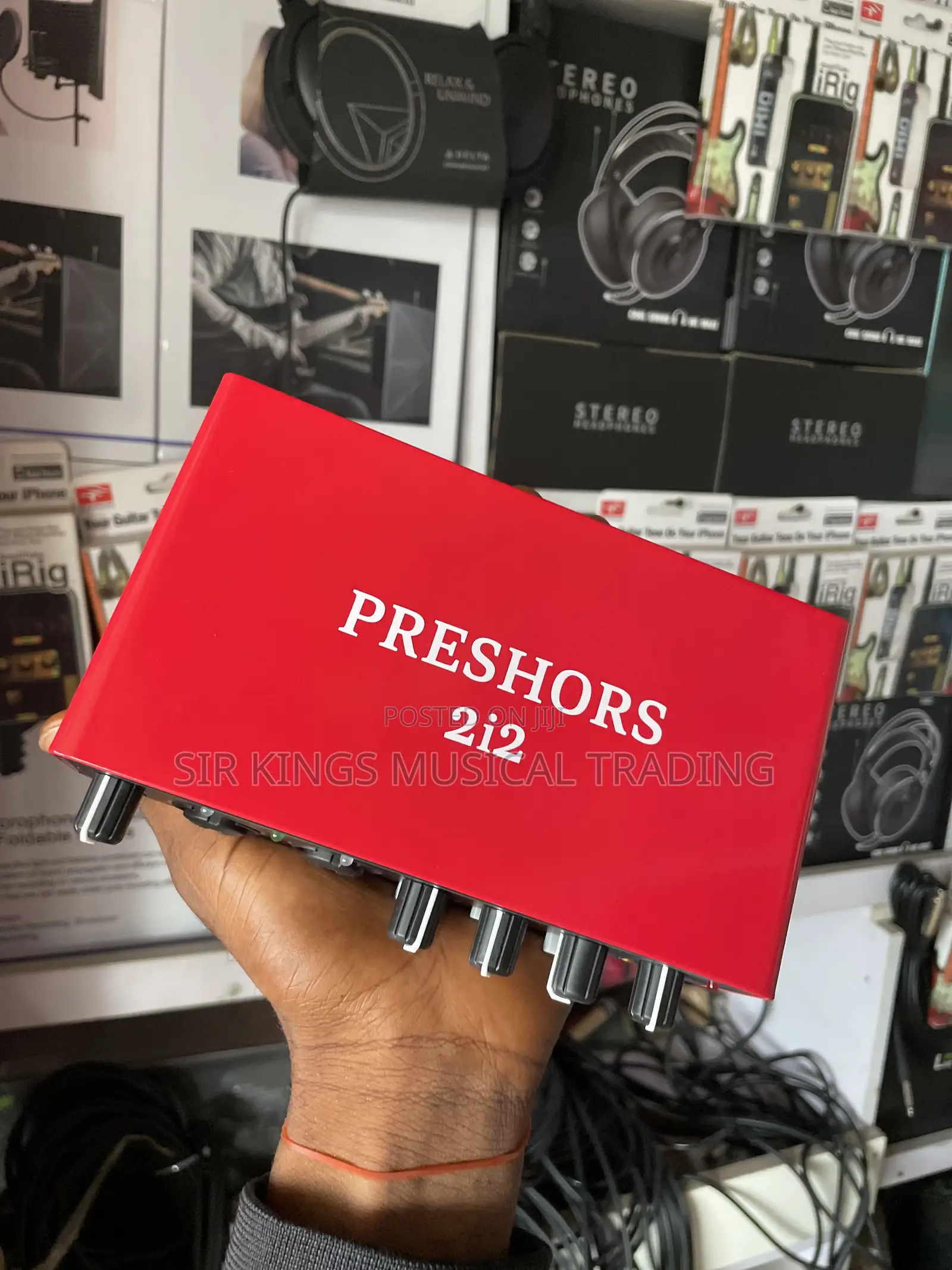 High Quality Preshors 2i2 Studio Sound Card