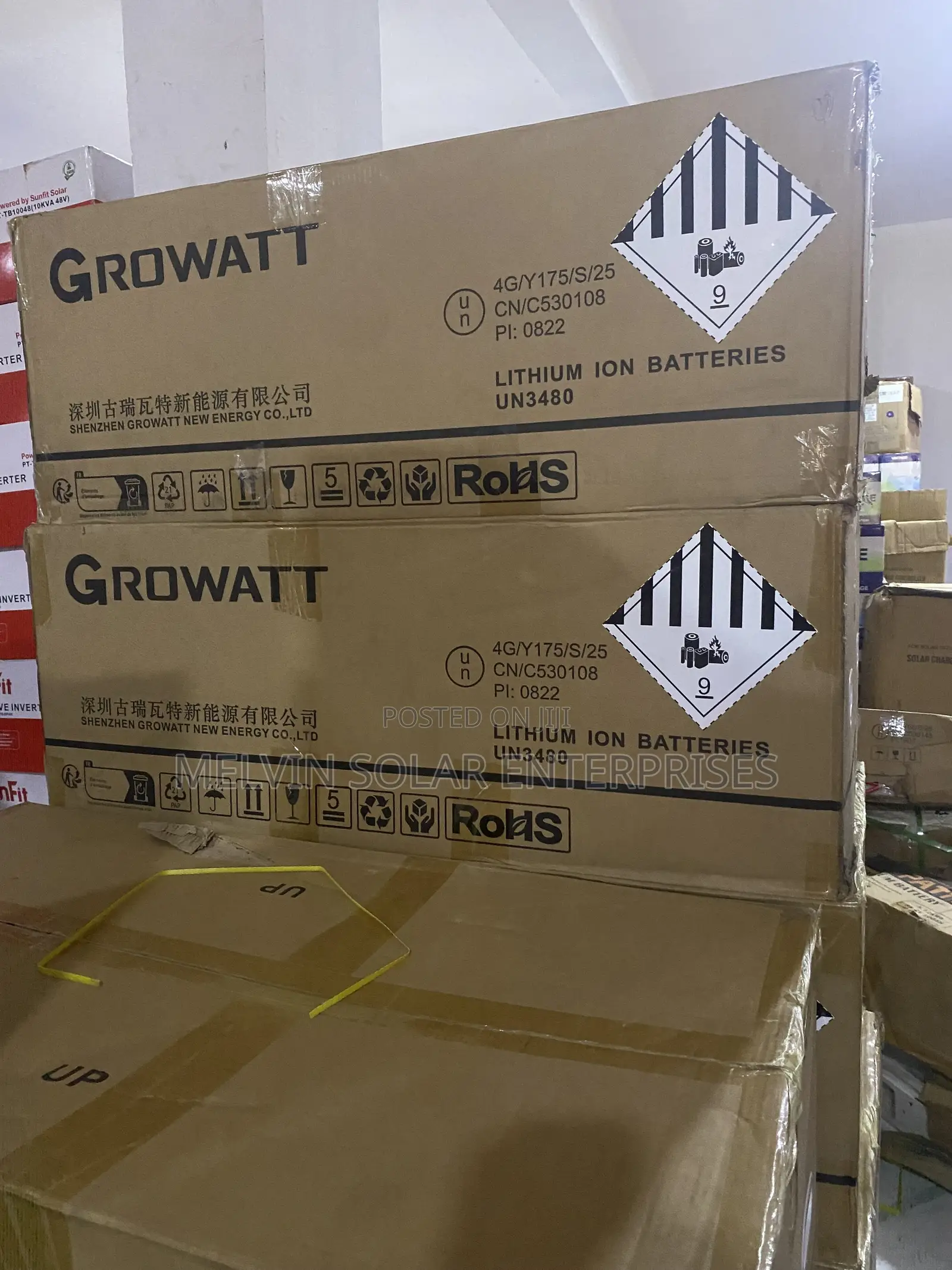 16kwh Growatt Solar Lithium Ion Phosphate Batteries Available Now.