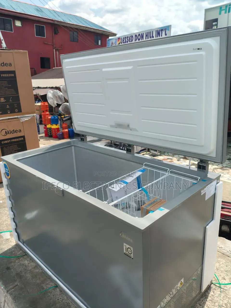 Inverter Double Door Chest Freezer Midea