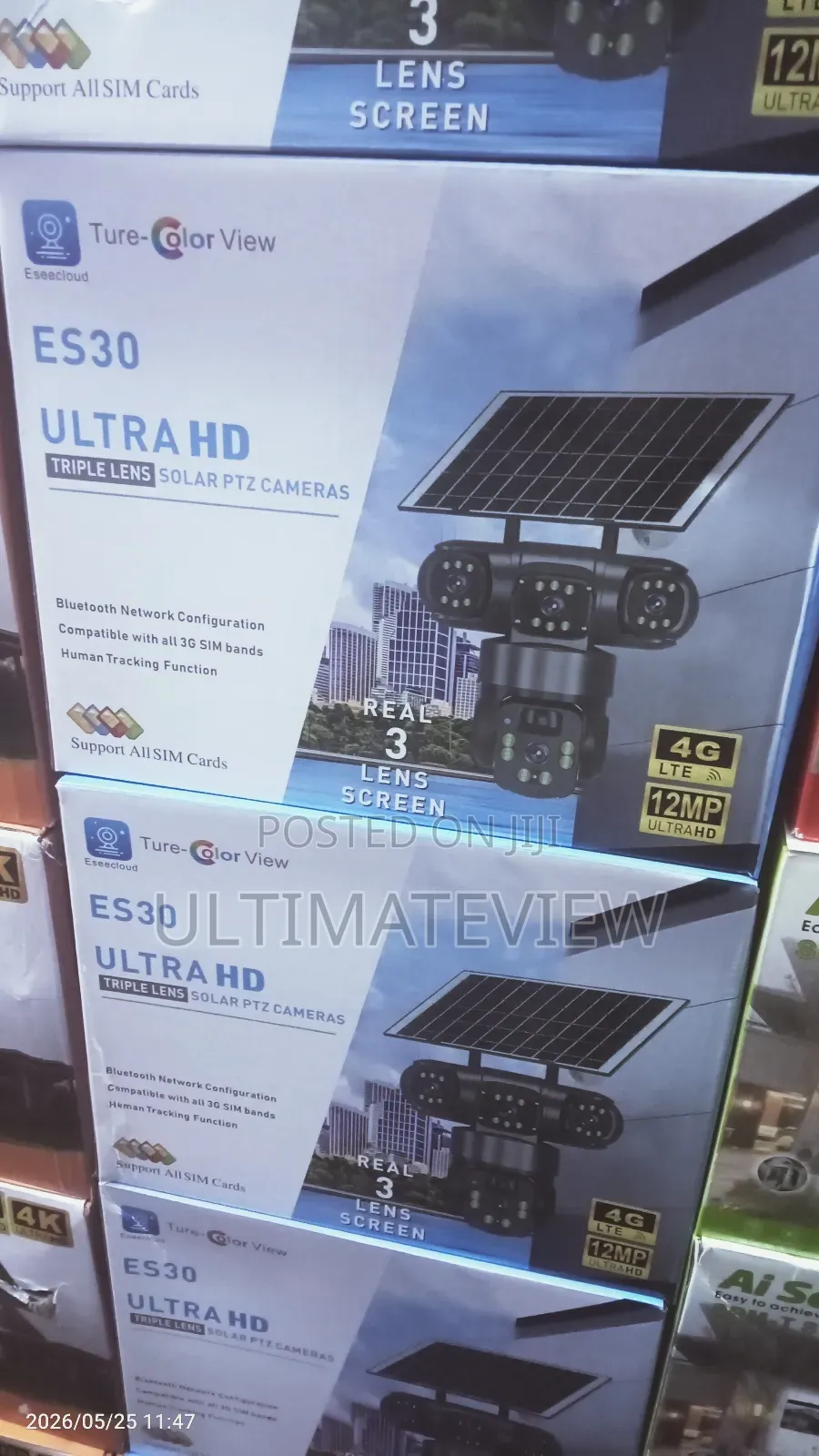 Aov Solar Camera 12mp 4g Eseecloud