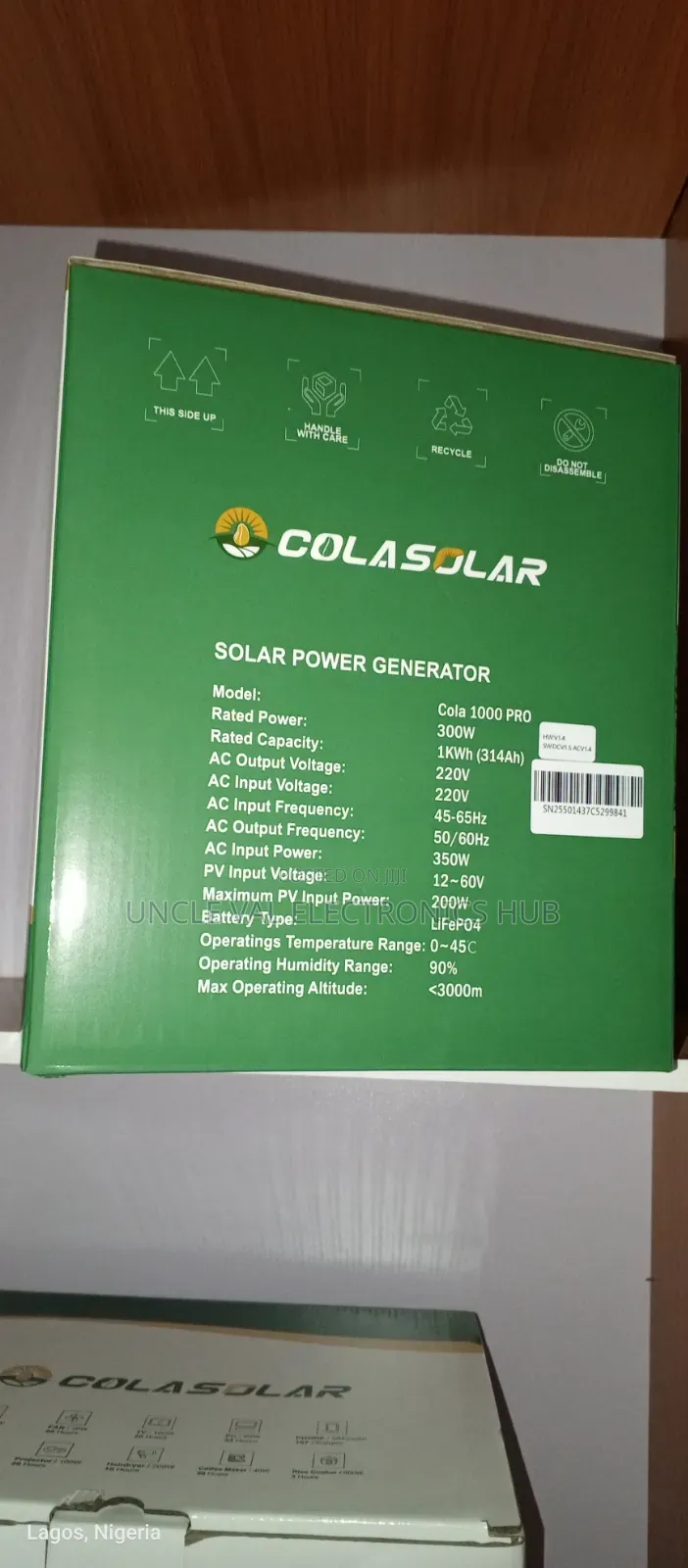 Colasolar 1000pro Solar Generator (300w Inverter Power)
