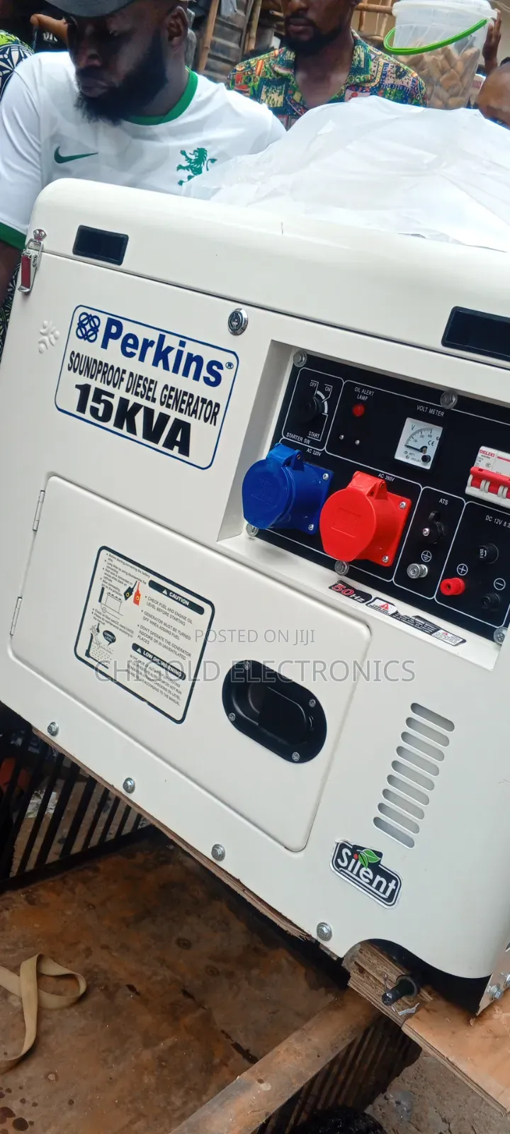 Original Perkins Diesel Generator 3 Phase 15 Kva 100% Copper Coin