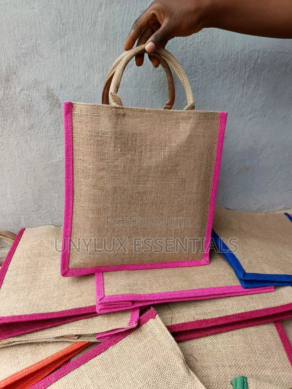Jute Souvenir Bag (12pcs)
