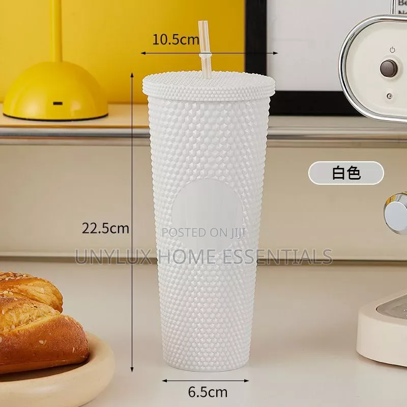 Water Cup With Straw 
(12pcs)