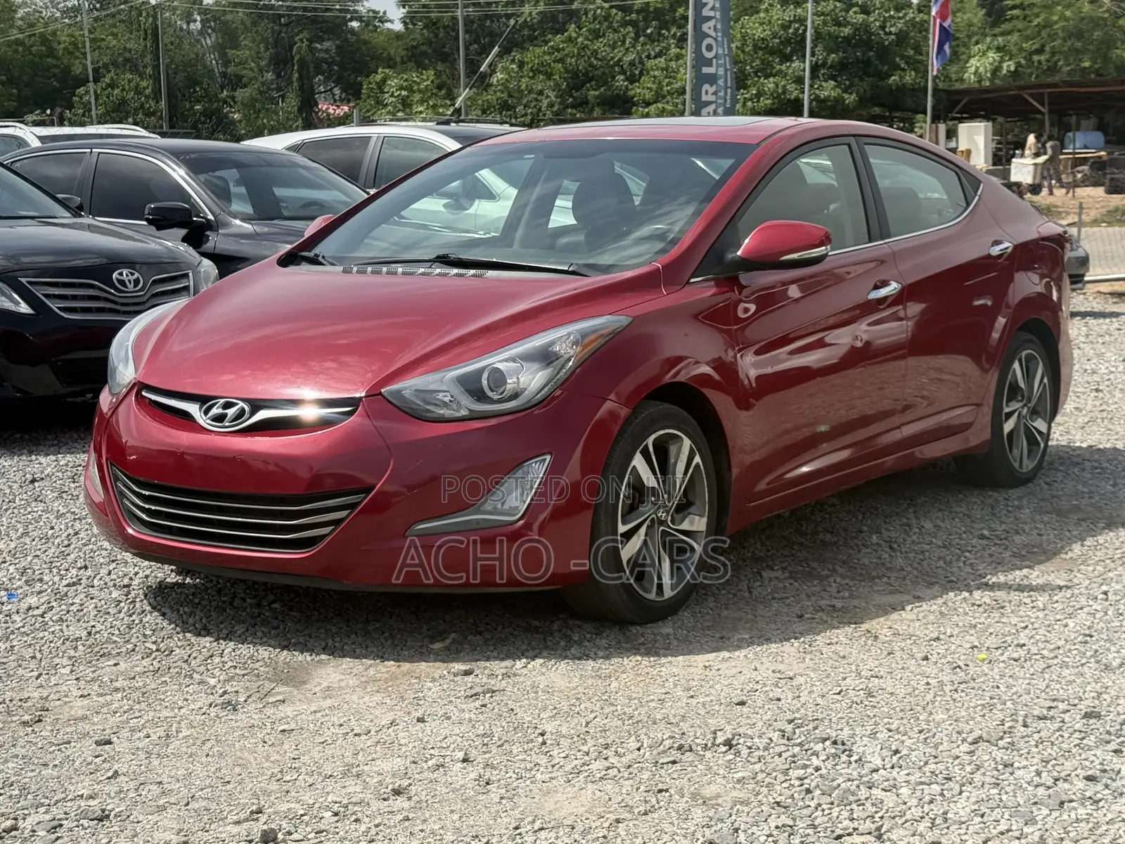 Hyundai Elantra 2012 Red