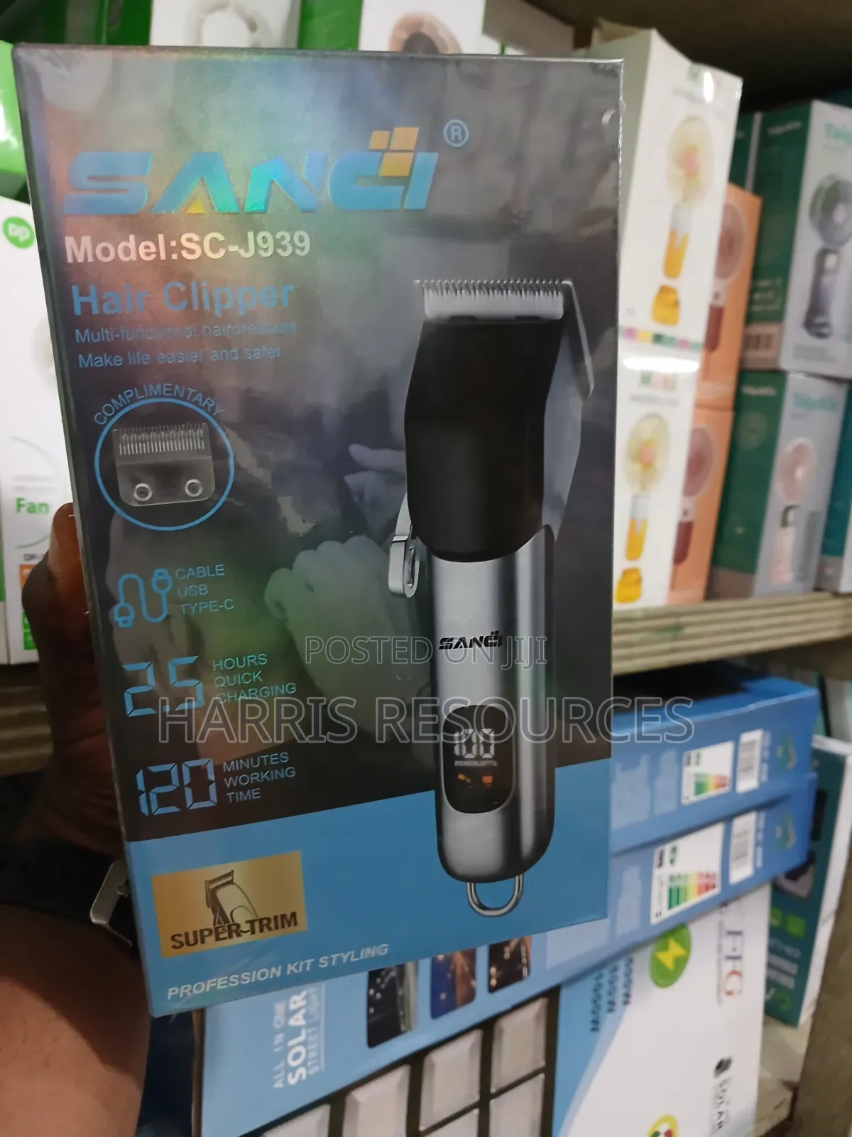 Sanci Sc-J939 Hair Clipper With Digital Regulator