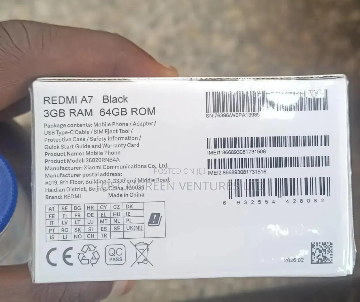 New Xiaomi Redmi Note 7 64 GB Red